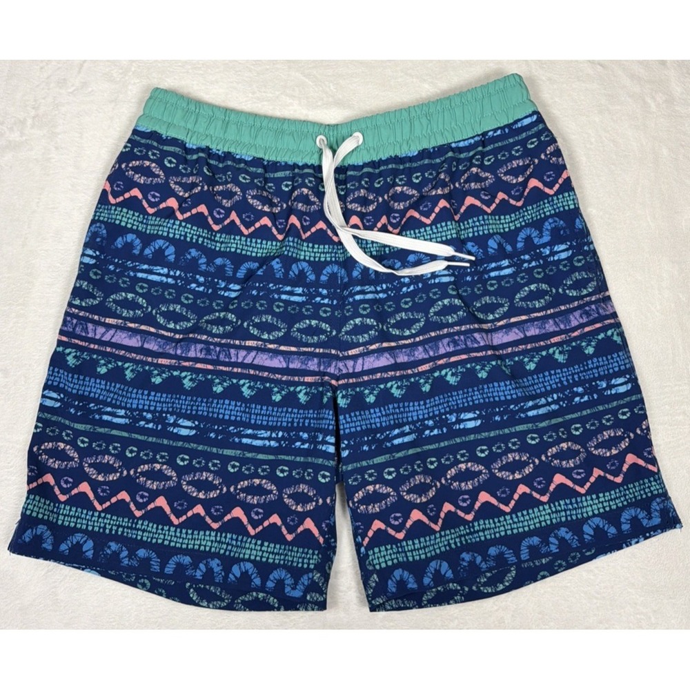 Chubbies Swim Trunks Mens Medium En Fuegos Mesh Lined Shorts 7" Inseam